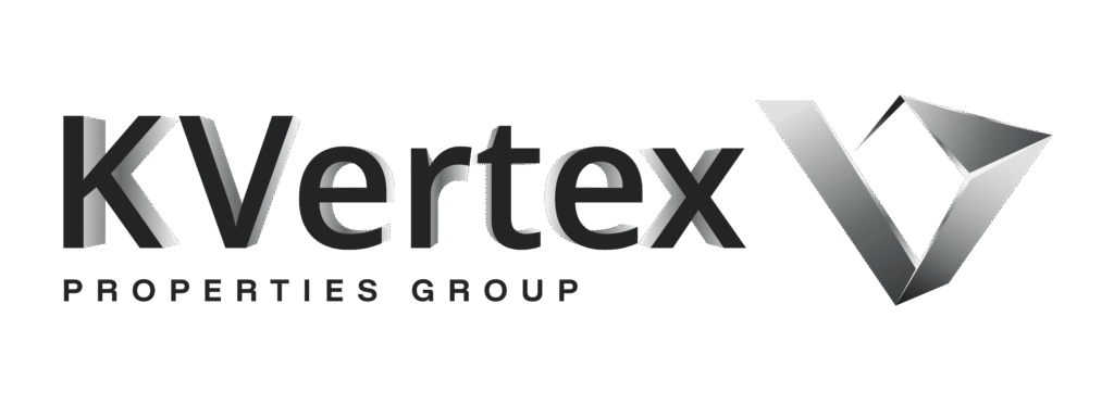 KVertex Logo Transparent Black Text