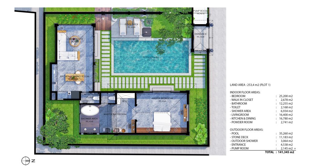 One Bedroom Pool Villa Luxe