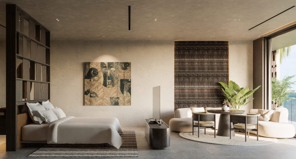Bedroom & Living